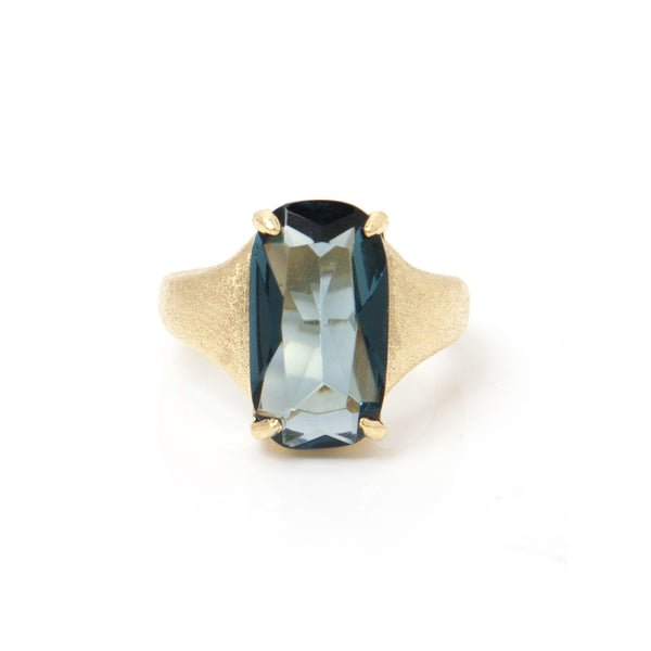 Denim Blue Cocktail Ring