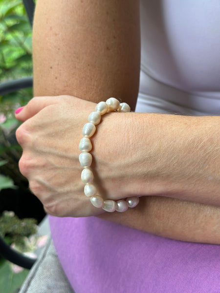 Baroque Pearl Stretch Bracelet