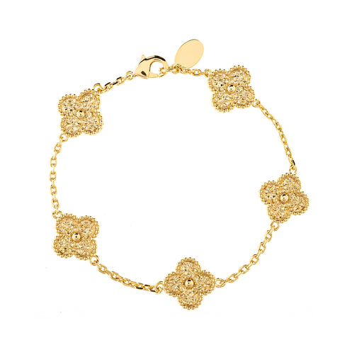 Polished Flower Bracelet