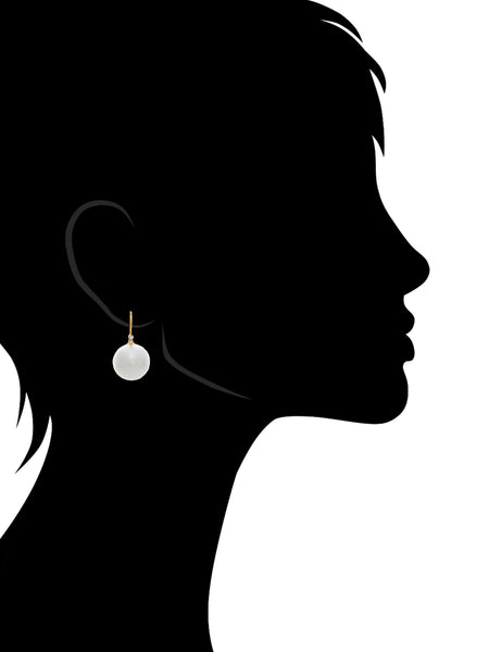 Oversized Pearl Drop Earring