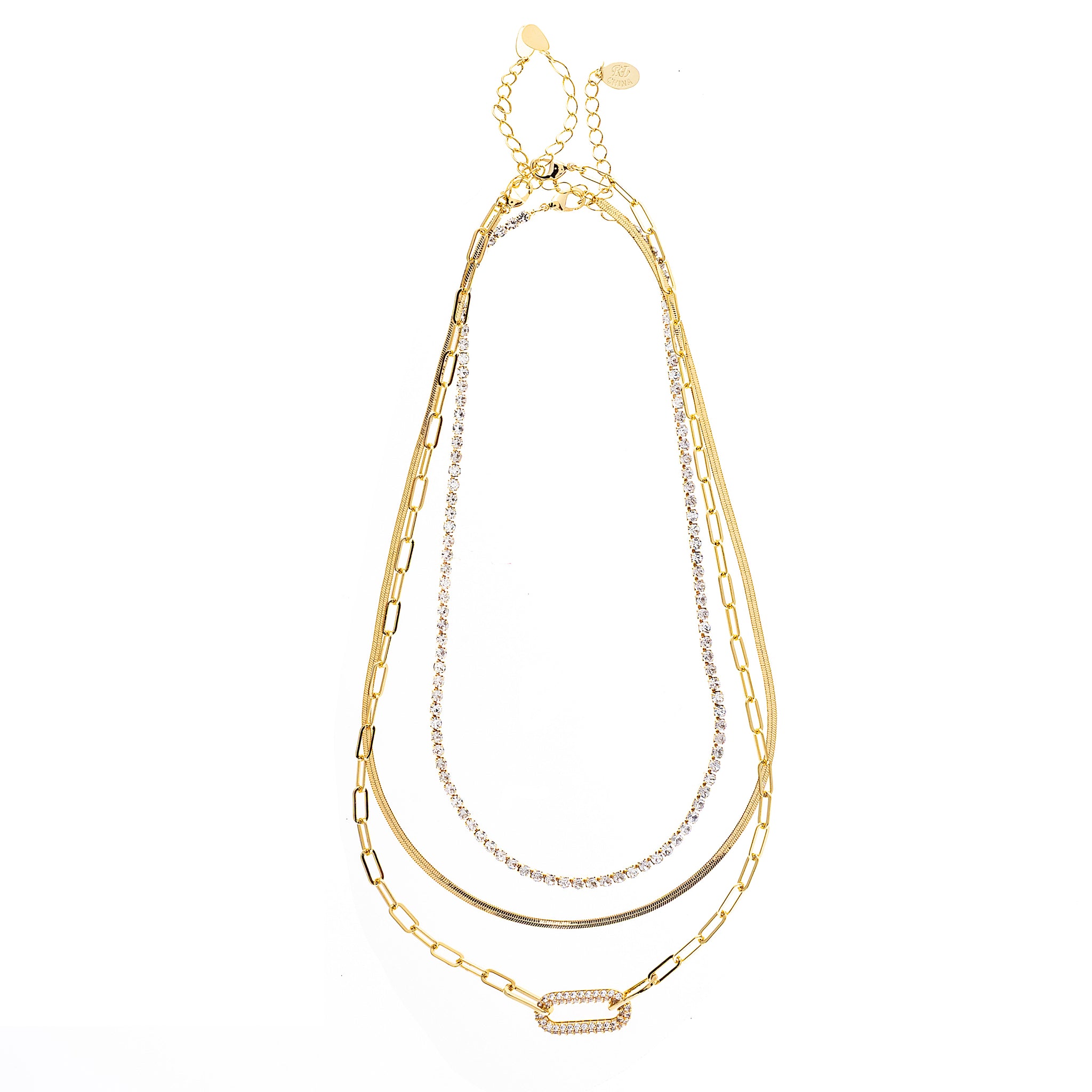 Layered Statement Necklace Trio