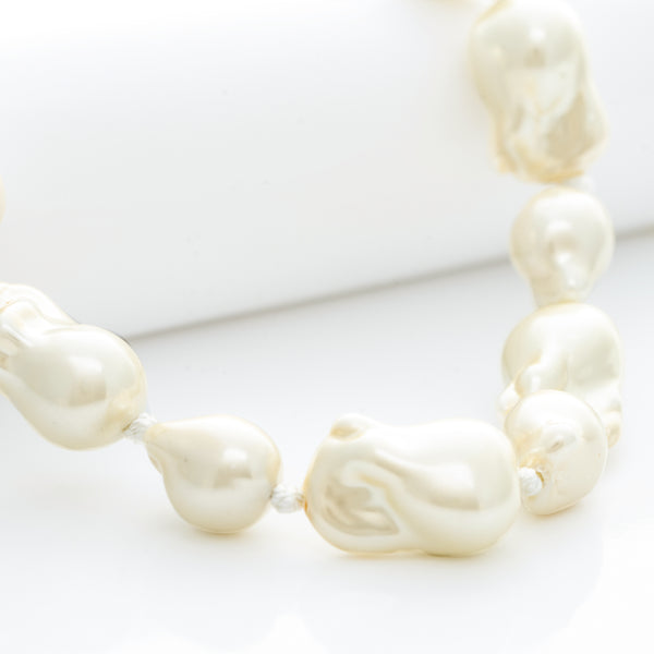 Baroque Pearl Beaded Necklace