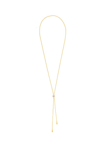 Beaded Lariat Necklace