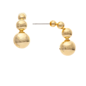 Graduated Bead Drop Earrings