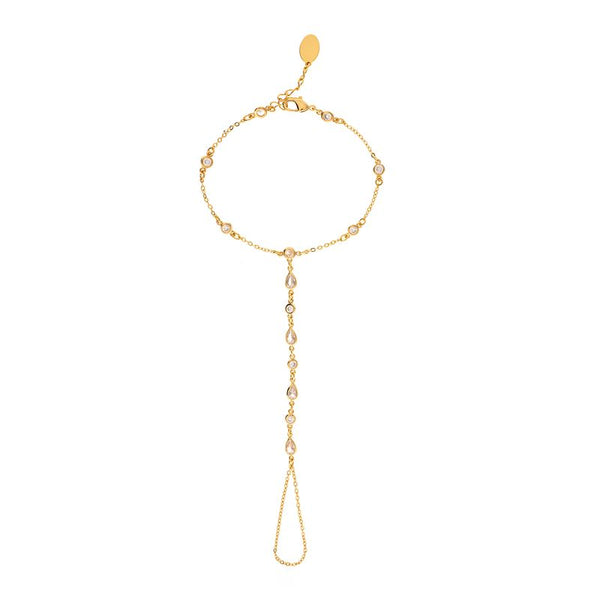 Hand Chain with CZ detail