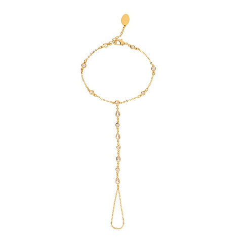 Hand Chain with CZ detail