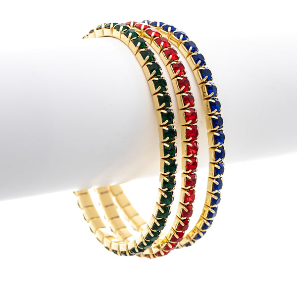 Multi-Color Stretch Line Bracelet Set