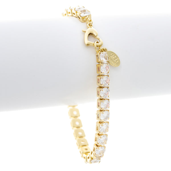 Clear Round CZ Tennis Bracelet