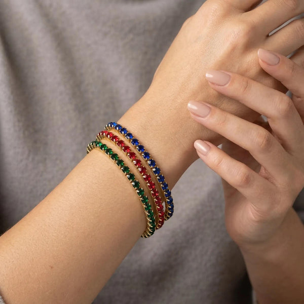 Multi-Color Stretch Line Bracelet Set