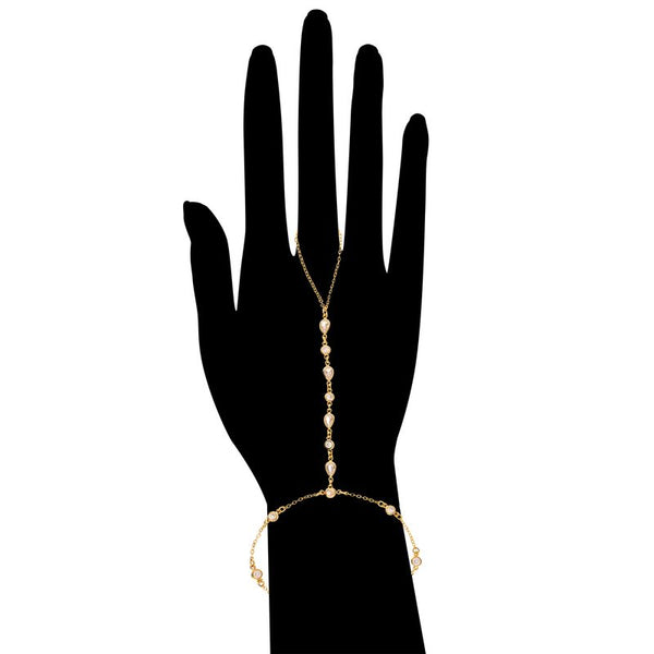 Hand Chain with CZ detail