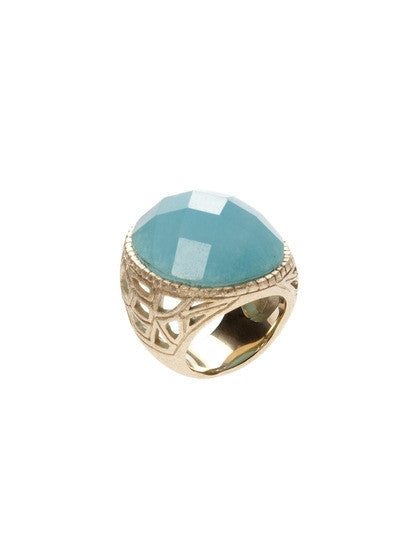Quartzite Oval Cocktail Ring - Closeout