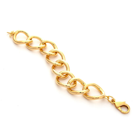 Bold Polished Link Bracelet - Closeout