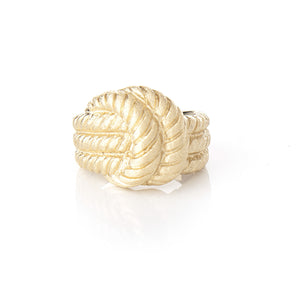 Satin Cable Knot Ring - Closeout
