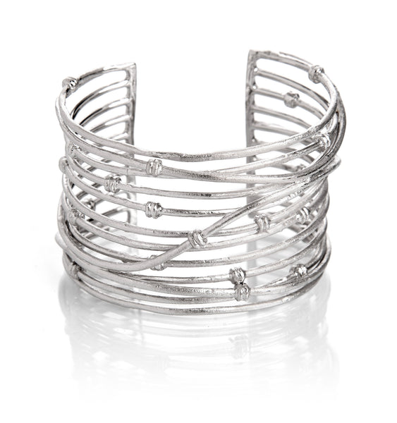 Mina Rhodium Cuff