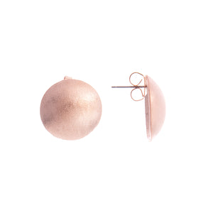 Rose Gold Button Stud - Closeout