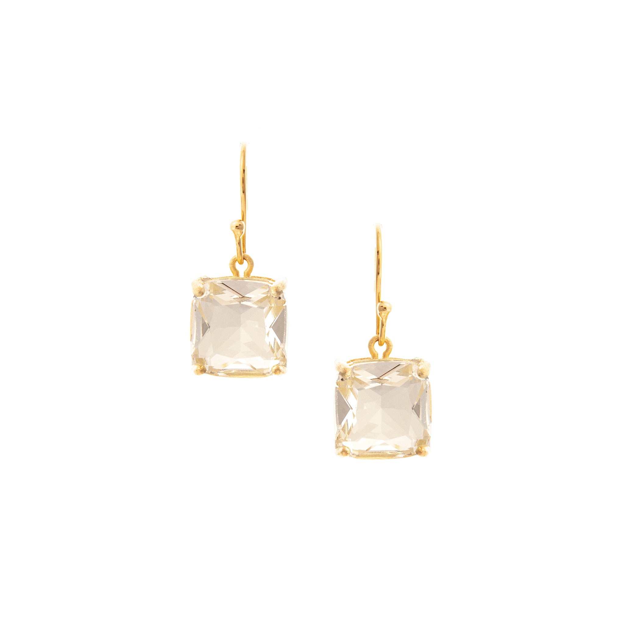 Rock Crystal Dangle Earrings – Rivka Friedman Jewelry