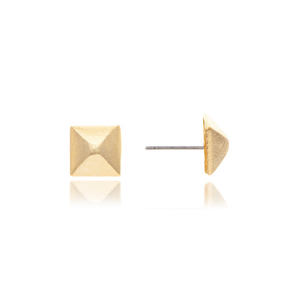 Satin Square Stud Earrings