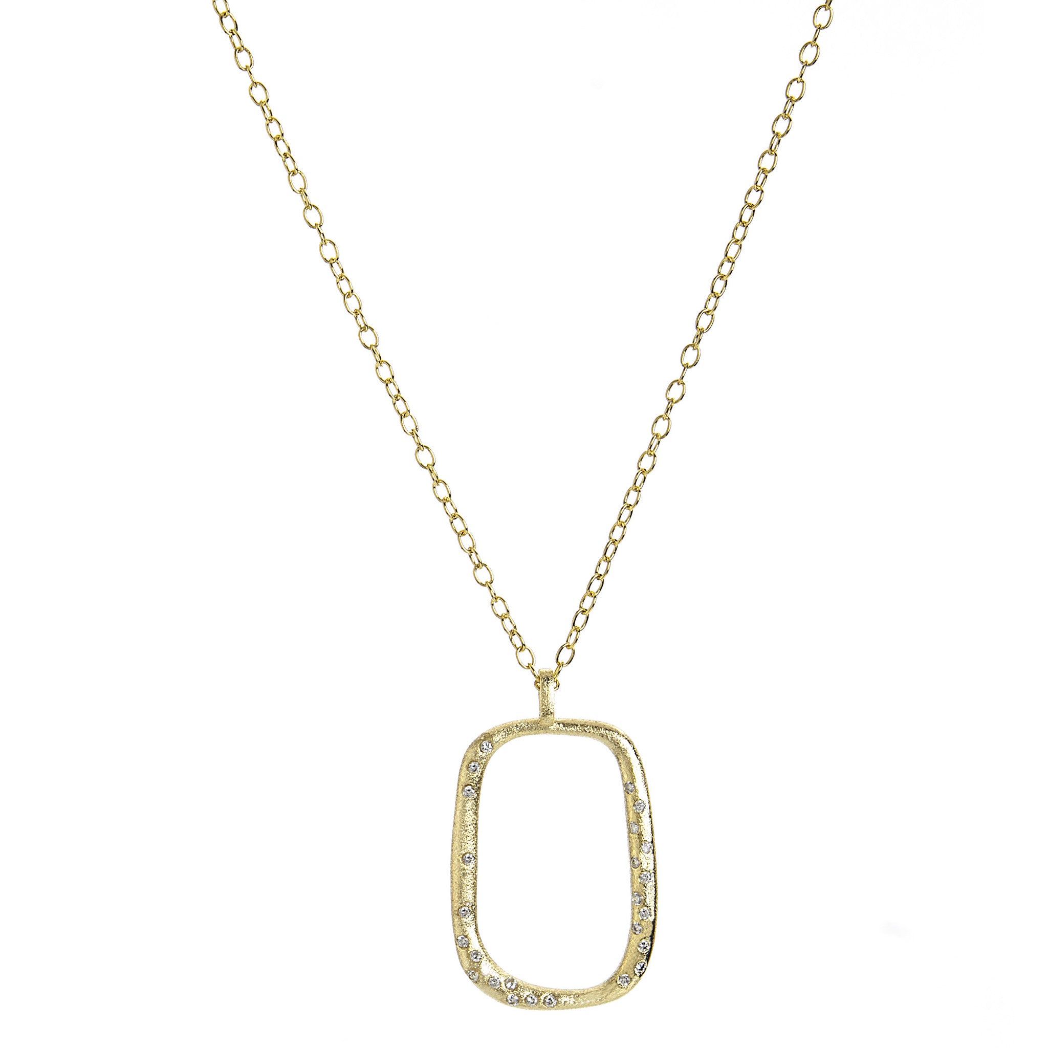 Simulated Diamond Pendant Necklace – Rivka Friedman Jewelry